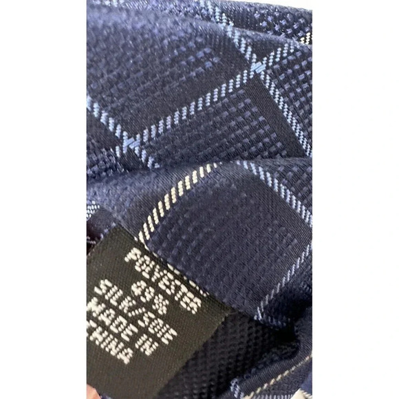 New Tommy Hilfiger Tie Blue Mens Modern Work Church msrp $69 - Picture 5 of 5